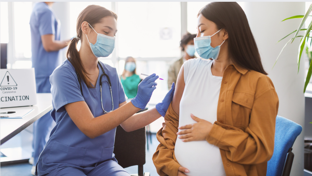 Banner câu hỏi thường gặp về tiêm phòng cúm cho bà bầu phần 1