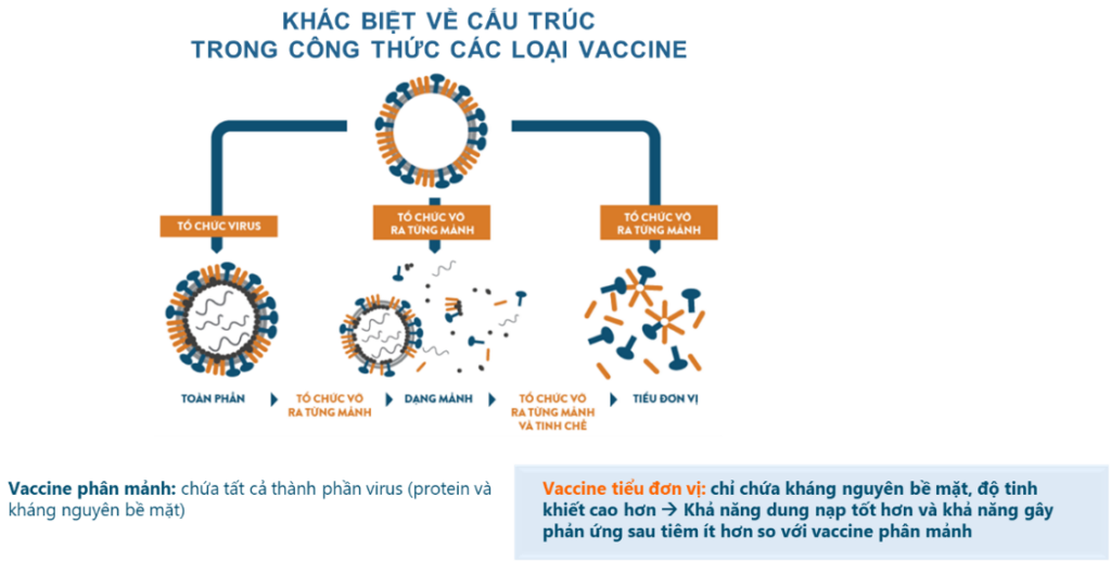 các loại vaccine cúm