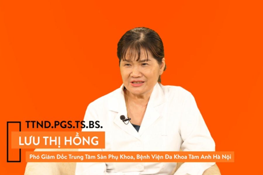 TTND.PGS.TS.BS LƯU THỊ HỒNG, Phó Giám Đốc Trung Tâm Sản Phụ Khoa, Bệnh Viện Tâm Anh Hà Nội