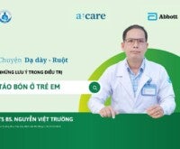 Thumbnail những lưu ý trong điều trị táo bón ở trẻ em